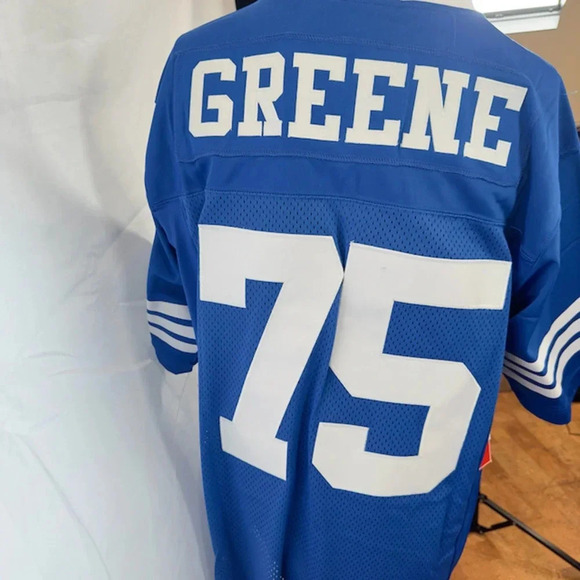 NEW Headgear Chaels Edward Greene High School Football Jersey Blue Mens 2XL - Picture 4 of 5